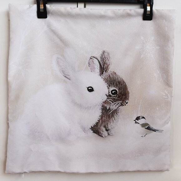 "5/$35” Rabbit Pillow Case / 17 3/4" x 17 3/4" - Picture 3 of 4